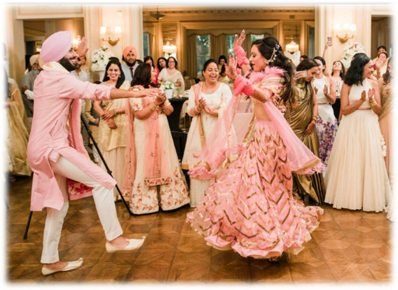 Wedding choreography performance